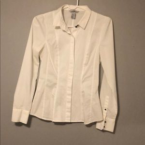 White Button Down Blouse